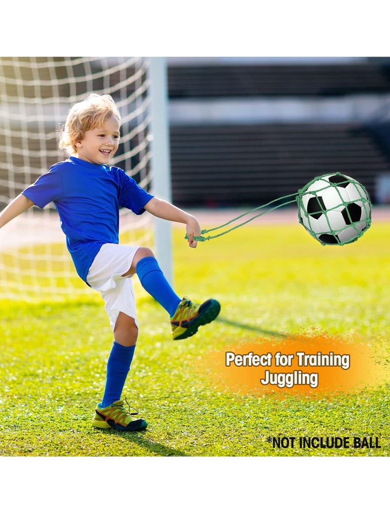 Soccer Ball Net Kicker Soccer Bungee Trainer Juggling Soccer Ball Holder for Kids Design Football Training Equipment Accessories & Gear for Kids Adults, Suitable for Ball Size 3, 4, 5, Green - Image 5