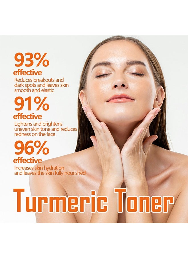 West&Month Dark Spot Eraser Turmeric Toner -Corrector Toner 100ML Facial Toner For Acne Prone Skin Dark Spot Remover For Face Hydrating Face Toner For Women Treatme  - Image 3