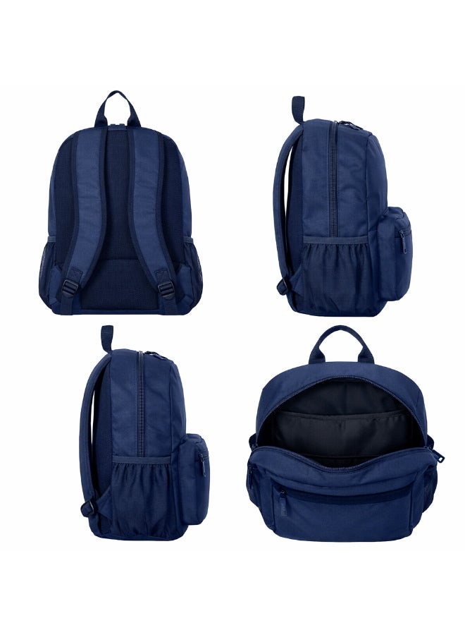 Skechers Unisex Navy Blue Casual Backpack with Laptop Compartment - Image 3