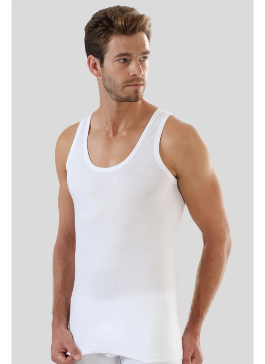 Arma Yıldız Crest Star White 3-Pack Men's Plus Size Undershirt 100% Cotton
