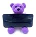 Aeisage Animal Phone Holder for Desks Plush Teddy Bear Smart Phone Stand Purple Bear Toy 55 Cute Phone Holder for Girls Stuffed Animal Mini Lavender Bear Gift - Image 2
