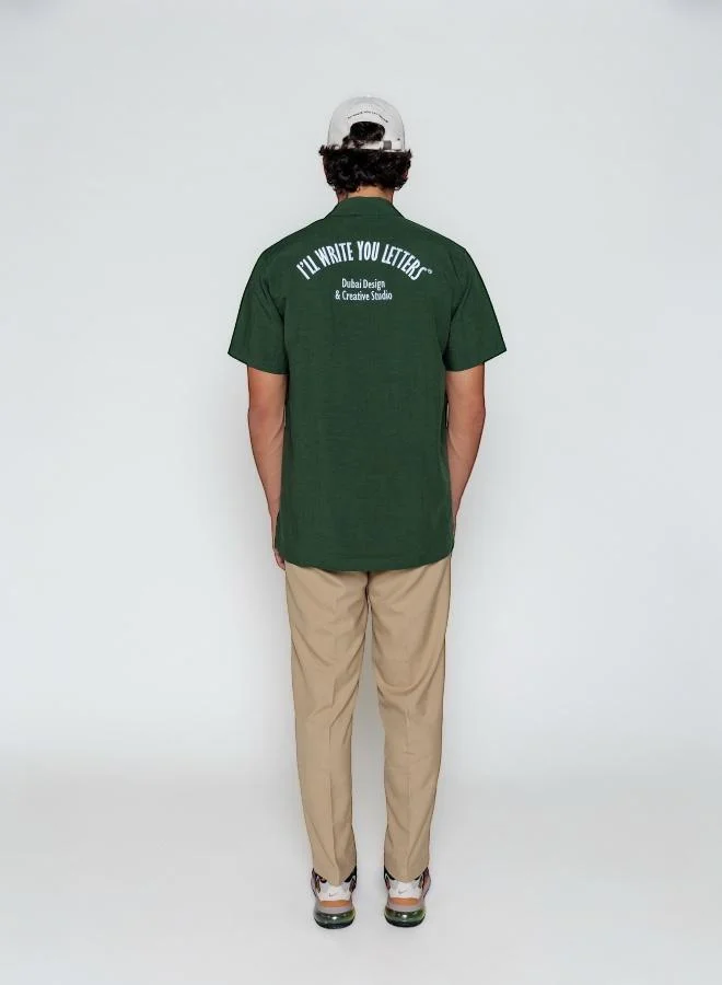I'LL WRITE YOU LETTERS Green S/S Shirt