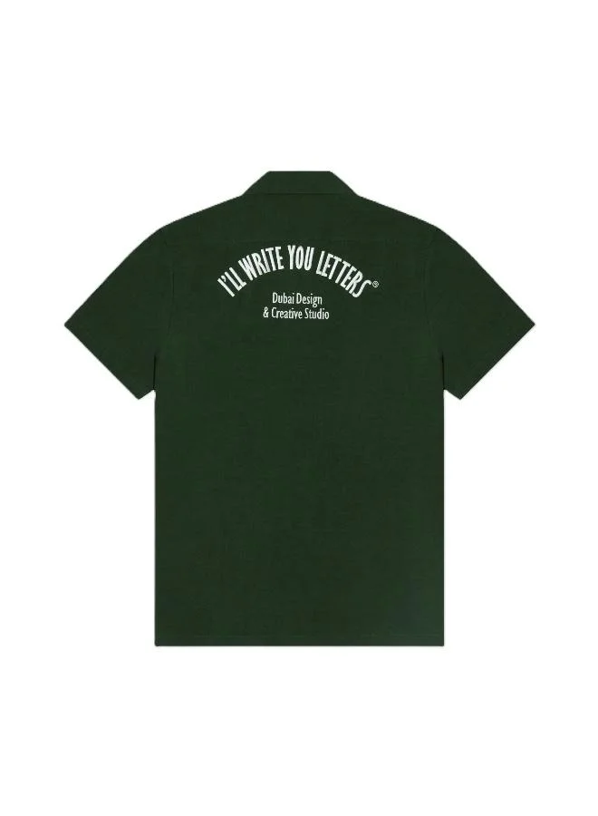 I'LL WRITE YOU LETTERS Green S/S Shirt