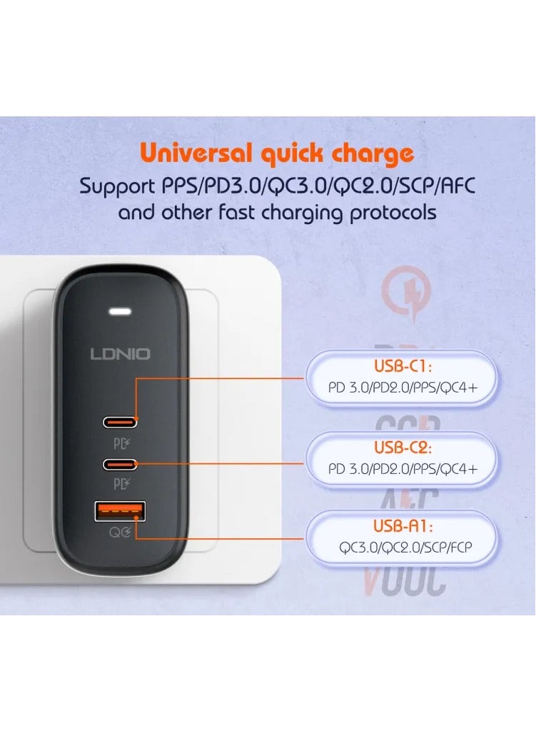 65W GaN PD Usb C Fast Charging Original Cargadores Para Celular Chargeur Phone Samsung Charger Adapters For iphone Apple  - Image 5