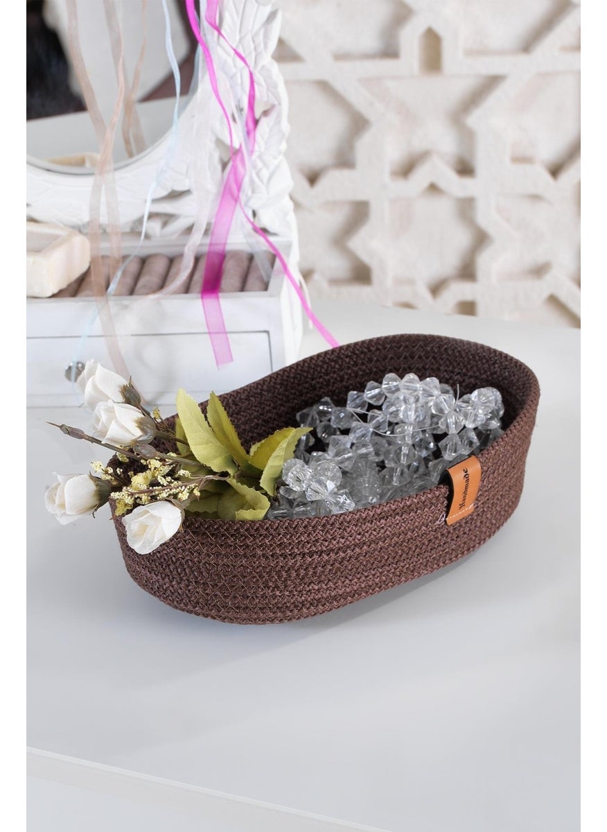 Maison Art Ovoid | Organizer Basket Organizer | Multi-Purpose Handmade Basket  - Image 4