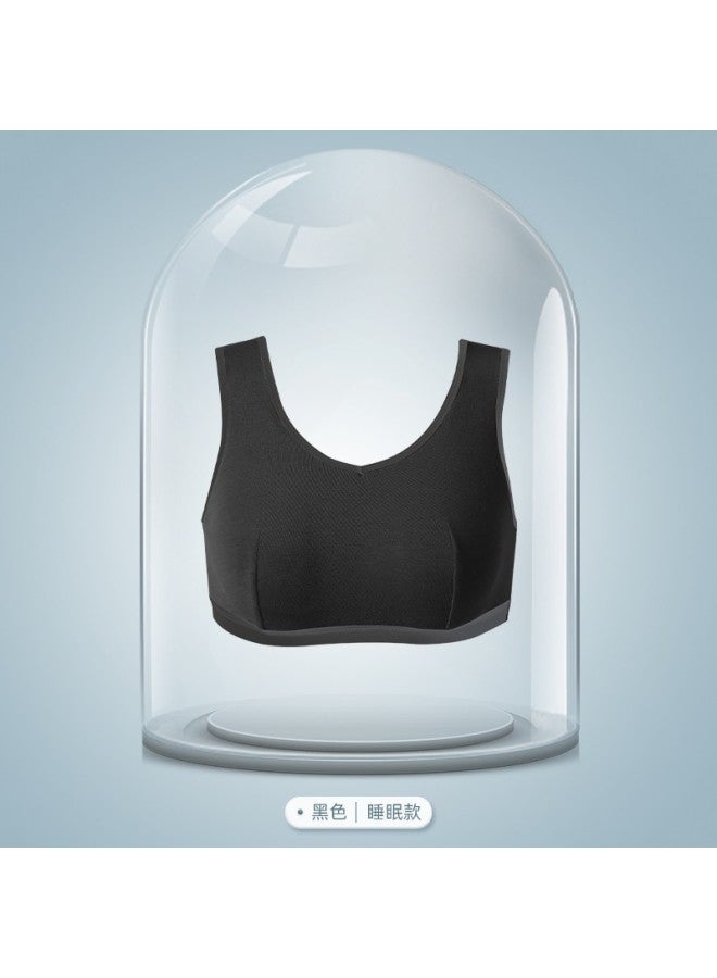 Plus Size Sleep Underwear Anti-expansion Wireless Women's Big Chest Small Breast Bra Thin