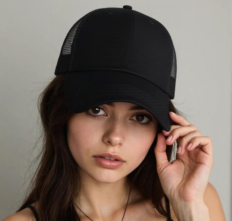 Tergy 5 Pieces Vintage Washed Plain Baseball Cap Distressed Dad Golf Hat for Men Women (5 Black) - Image 4
