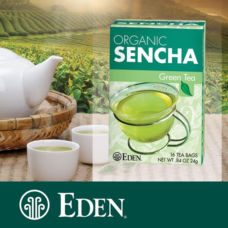 Eden Foods Eden Organic Sencha Green Tea - Pack of 3 - Image 4