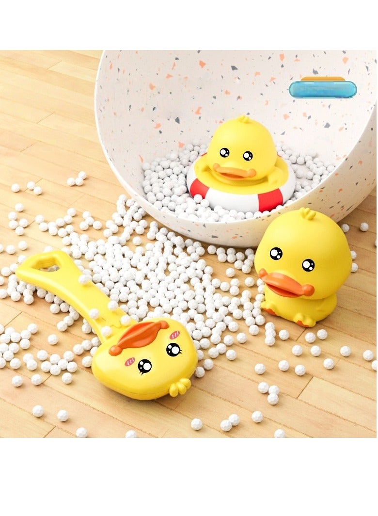 Mitoy 8 Pcs Yellow Duck Bath Toys for Toddlers - Image 4