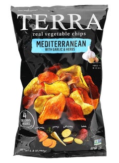 Terra Real Vegetable Chips Mediterranean With Garlic & Herbs 6.8 oz (192 g) 