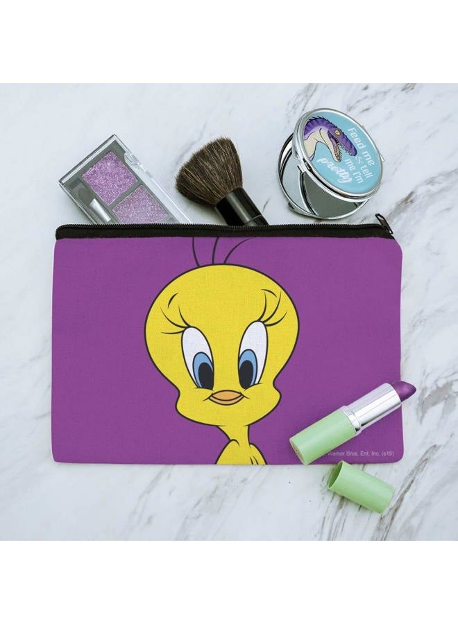 GRAPHICS & MORE Looney Tunes Tweety Bird Makeup Cosmetic Bag Organizer Pouch - Image 2