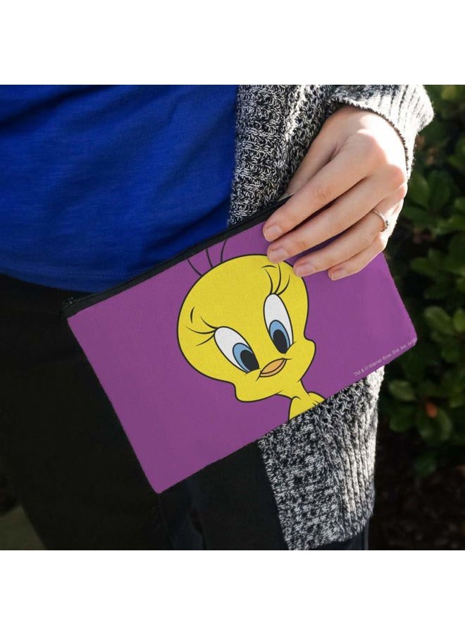 GRAPHICS & MORE Looney Tunes Tweety Bird Makeup Cosmetic Bag Organizer Pouch - Image 3