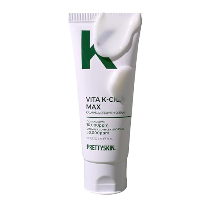 PRETTYSKIN Cica Exosome Soothing Cream with 75% Centella Asiatica Extract, Vitamin K Complex, and Hyaluronic Acid – Gentle Hydration for Sensitive Skin (2.02 fl.oz / 60ml) - Image 1