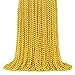 ZYFLSQ 100 Pcs 33 7mm Metallic Gold Beads Necklaces Bulk Mardi Gras Beaded Necklaces Party Beads Costume Necklaces Gold - Image 3