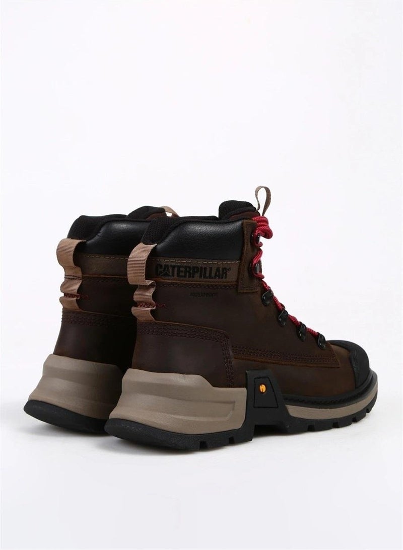 CAT Colorado Expedition Wp Waterproof Dark Brown Leather Men's Boots Shoes V1  - Image 5