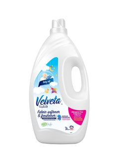 VelVeeta Velveta Fabric Softener with Long-Lasting Scent - 3 Liters 