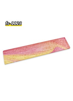 Stone Pattern Acrylic Water Ripple Keyboard Hand Rack Comfortable High Wrist Pad Creative Palm Rack Multi-Size Dirty Resistant-Colour:360*80*10mm-Pattern:FS1128