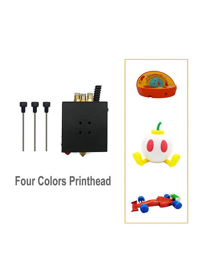 zonestar - 3D Printer 4-IN-1-OUT Hotend Extruder Kit with 3 Cleaning Tools for Z8 and Z9 3D Printer DIY Kit Parts 260 Degrees High Temperature Support PLA ABS TPU Filament - Image 1