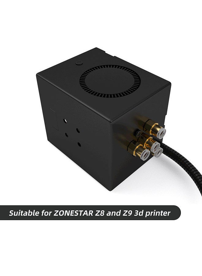 zonestar - 3D Printer 4-IN-1-OUT Hotend Extruder Kit with 3 Cleaning Tools for Z8 and Z9 3D Printer DIY Kit Parts 260 Degrees High Temperature Support PLA ABS TPU Filament - Image 1