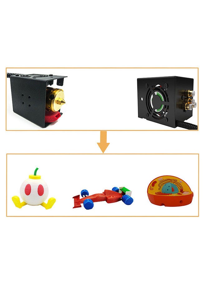 zonestar - 3D Printer 4-IN-1-OUT Hotend Extruder Kit with 3 Cleaning Tools for Z8 and Z9 3D Printer DIY Kit Parts 260 Degrees High Temperature Support PLA ABS TPU Filament - Image 1