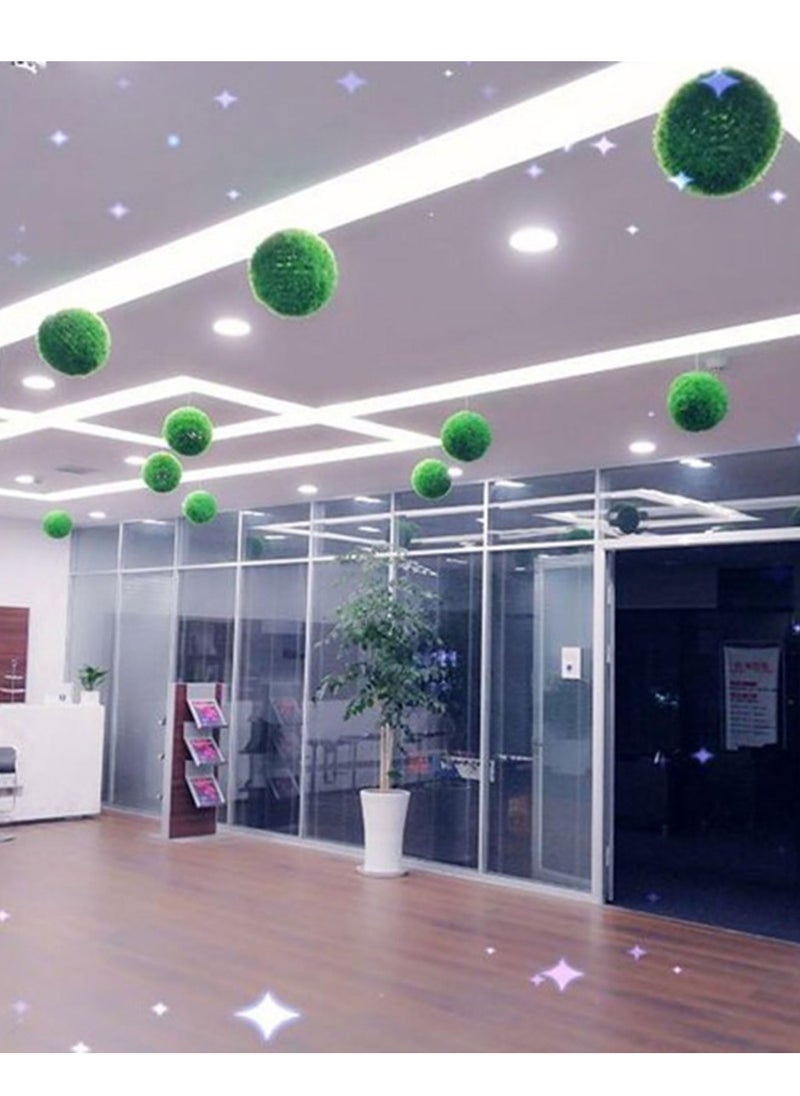 Mordely Plant Ball Round, Grass Ball Decoration, Greenery Balls for Outdoors, Greenery Balls Decor, Artificial Balls Lifelike, for Home Garden Wedding Party Decoration  - Image 4