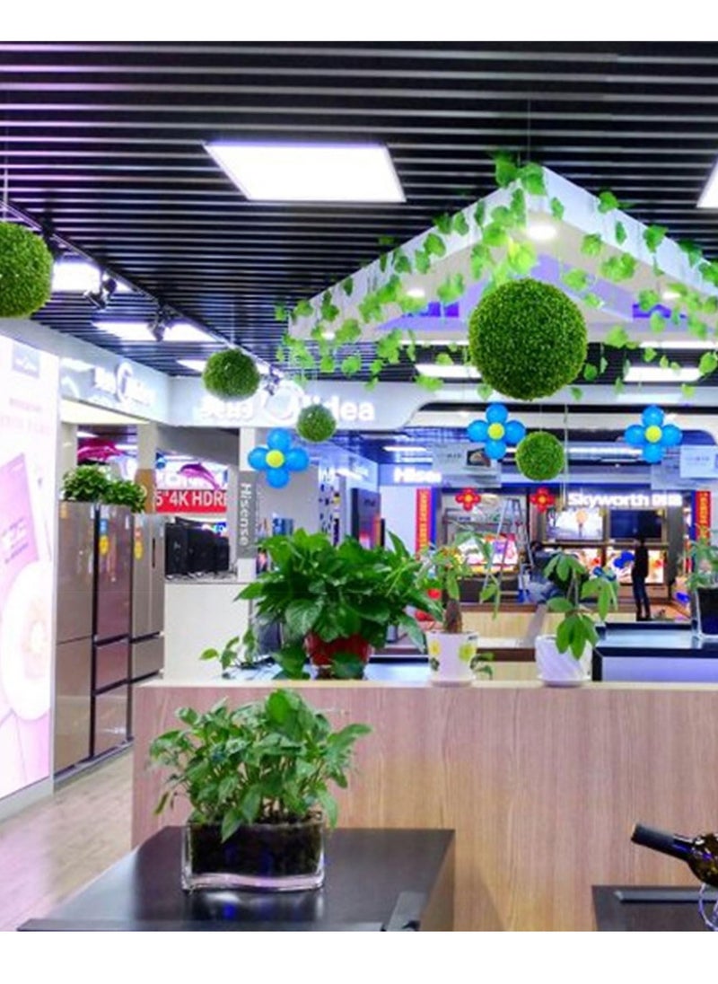 Mordely Plant Ball Round, Grass Ball Decoration, Greenery Balls for Outdoors, Greenery Balls Decor, Artificial Balls Lifelike, for Home Garden Wedding Party Decoration  - Image 5