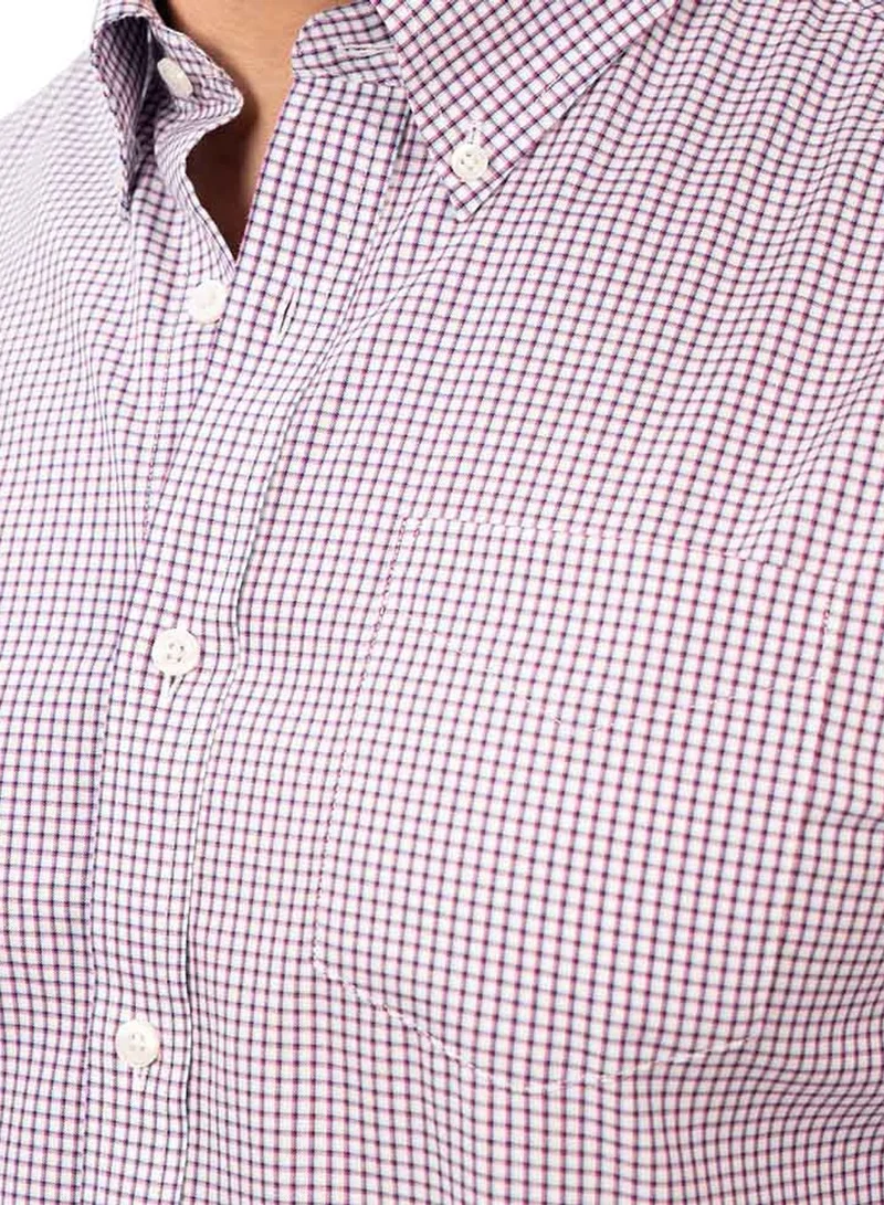 GIORDANO  Men's Wrinkle-Free Long Sleeve Cotton Oxford Shirt for Men | Best Price UAE