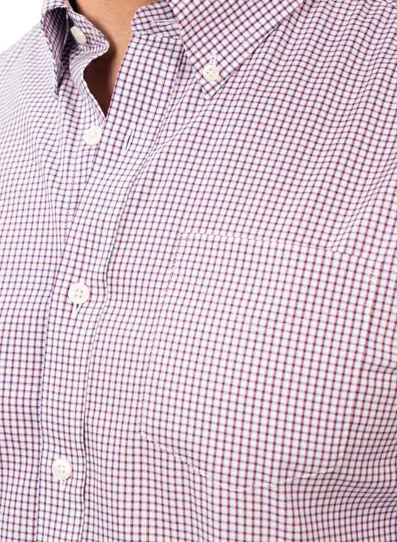 GIORDANO Men's Wrinkle-Free Long Sleeve Cotton Oxford Shirt - Image 3