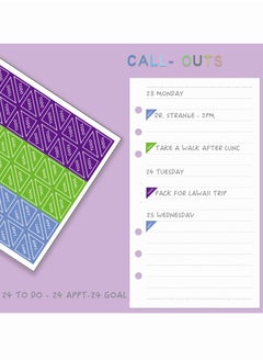 Generic A6 Planner Diary Bullet Journal Hand Book Notebooks Agenda Stationery Green  - Image 4