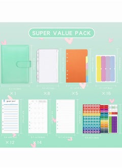 Generic A6 Planner Diary Bullet Journal Hand Book Notebooks Agenda Stationery Green  - Image 2