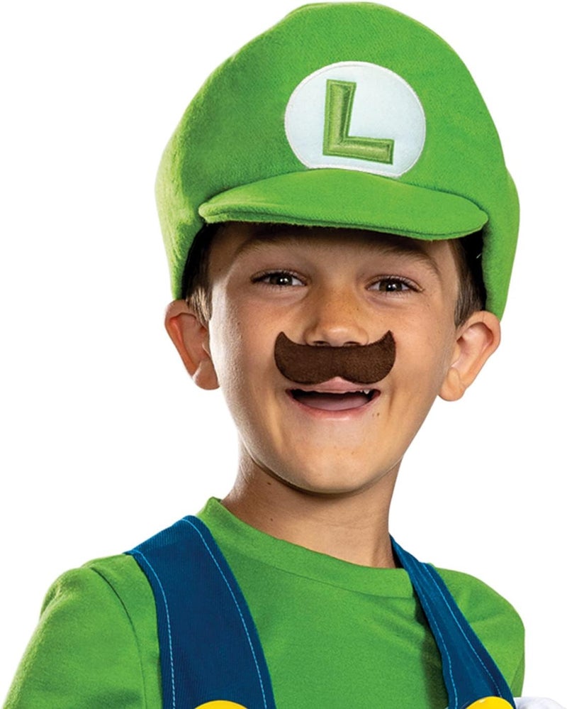 Disguise Luigi Costume for Kids - Official Super Mario Bros Costume and Accessories (Size 7-8) - Image 3