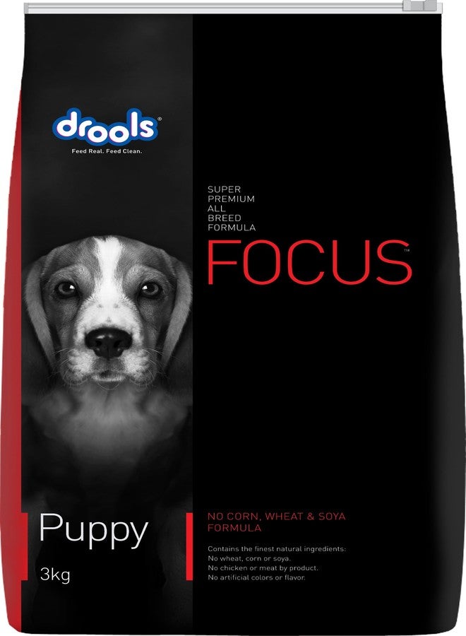 Drools Focus Puppy Super Premium Dog Food, 3kg - Image 1