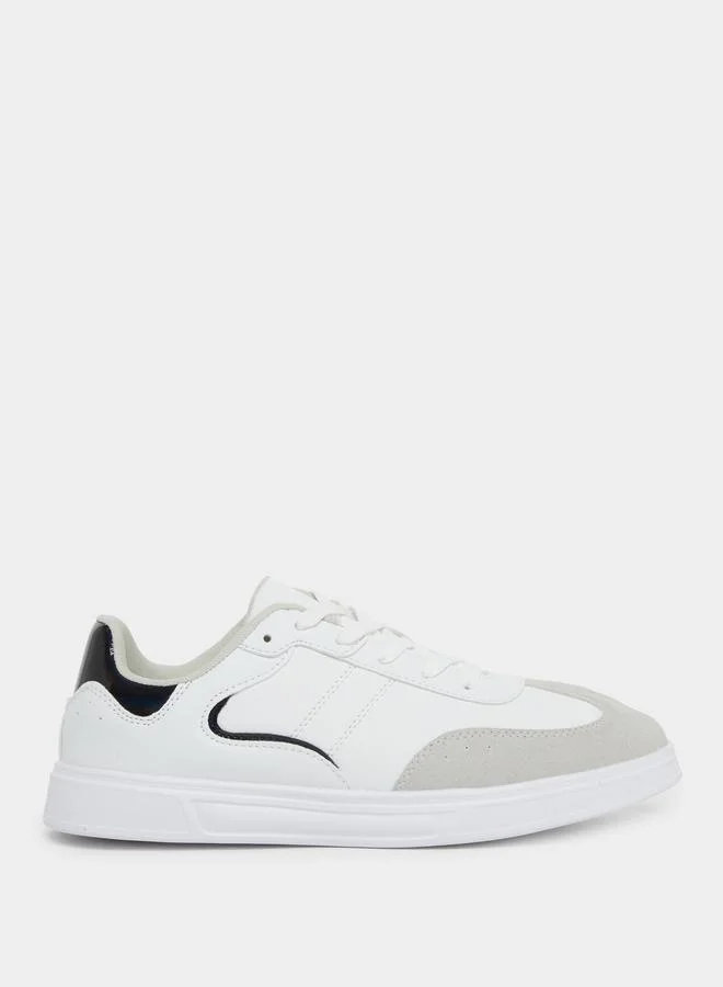 Styli Styli Abstract Stitch Lace Up Sneakers