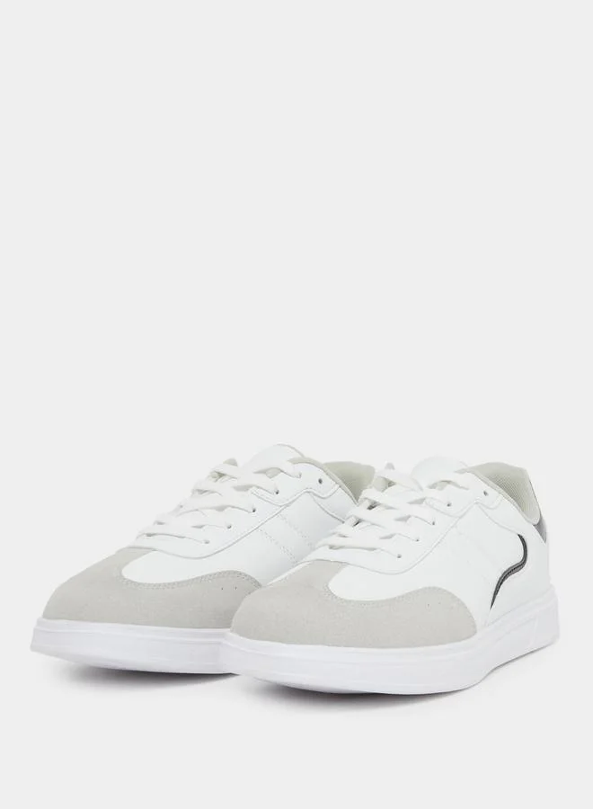 Styli Styli Abstract Stitch Lace Up Sneakers