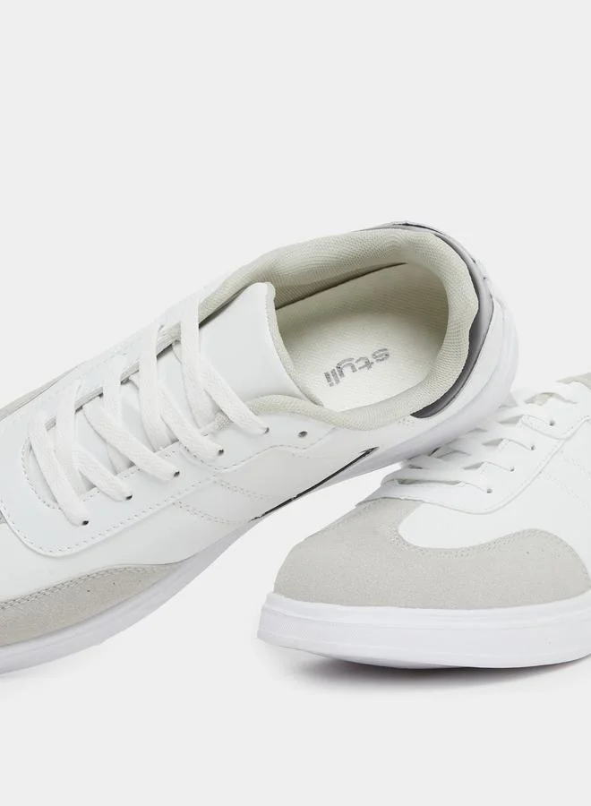 Styli Styli Abstract Stitch Lace Up Sneakers