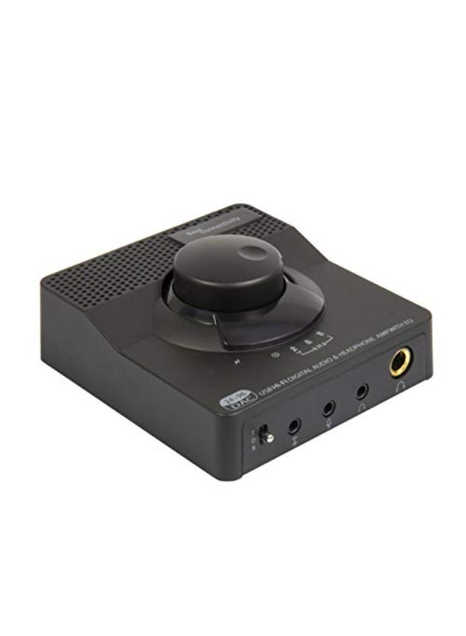 Syba Sonic 24bit 96KHz USB DAC Stereo Headphone Amplifier 2 Stage EQ Digital/Coaxial Output and RCA Output SD-DAC63116 - Image 1