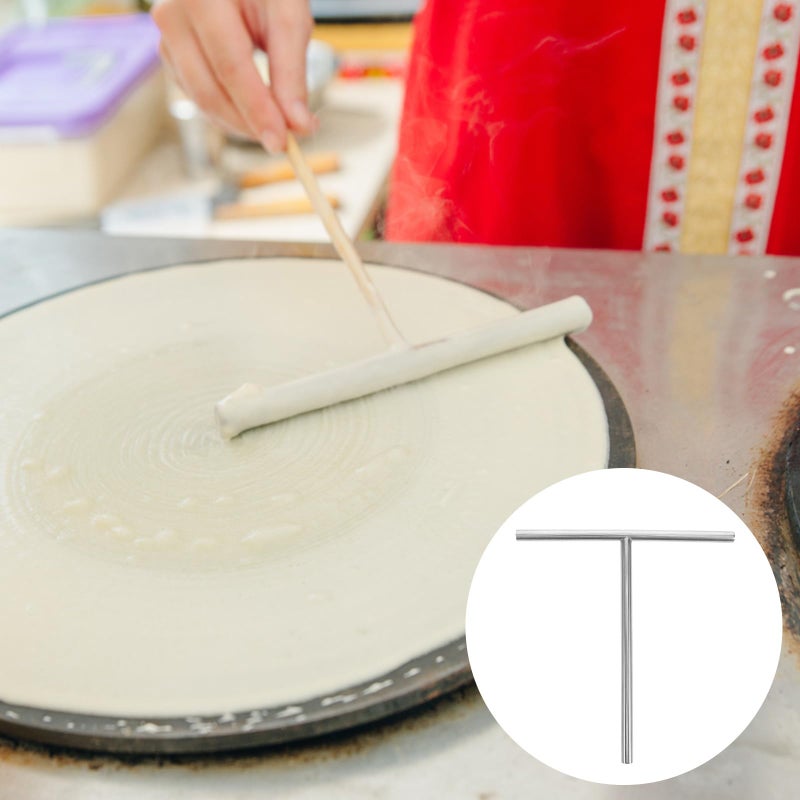 Stainless Steel Pancake Spatula For Crepes Omelets Multi Functional Kitchen Tool - Image 4