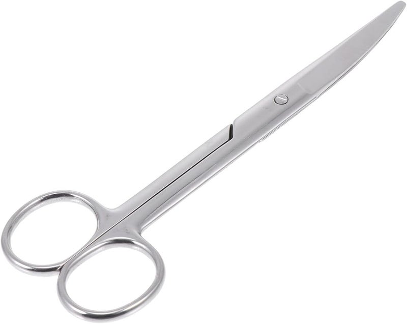 KASTWAVE Ostomy Scissors Bandage Scissors Nursing Scissors Stainless Steel Scissors for Doctors, Nurses, Veterinary Home Nursing, 14cm Ostomy Shears, Professional Nursing Supplies - Image 1