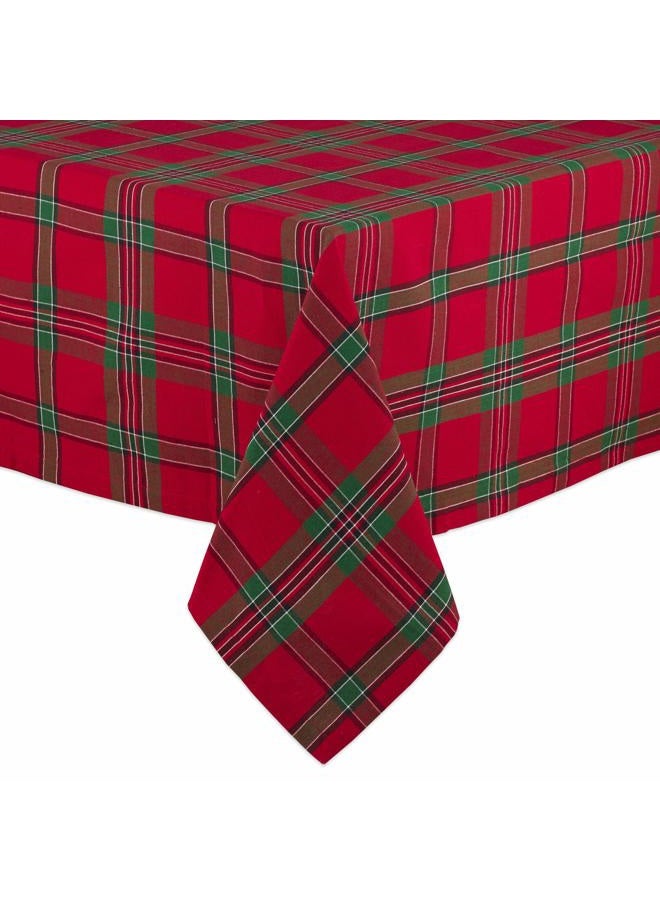 DII Kitchen Décor, Cotton, Red & Green, Holiday Tablecloth, 60x84 - Image 3