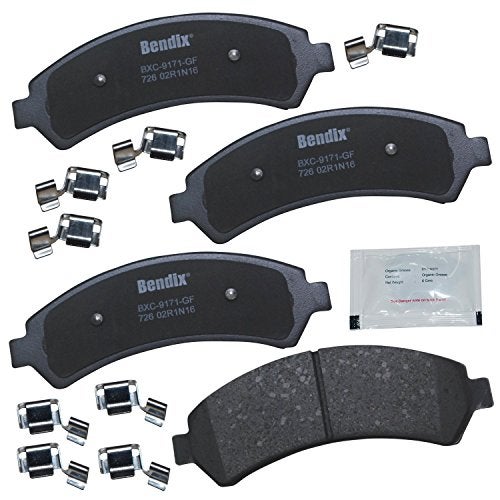 Bendix Priority1 CFC726 Ceramic Front Brake Pads for Chevrolet Blazer 2005-1997, S10 2004-1998, GMC Jimmy 2005-1997, Sonoma 2004-1998, Isuzu Hombre 1999-1998, Oldsmobile Bravada 2001-1997 - Image 1