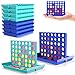 Pup Go 8Pack Mini Pocket Sized 4 in a Row Board Game for Kids Ages 3 Perfect Party Bag Fillers for Kid Classroom Prizes Rewards Unisex Kids Party Favour Toy School Fete Kids Prizes - Image 2