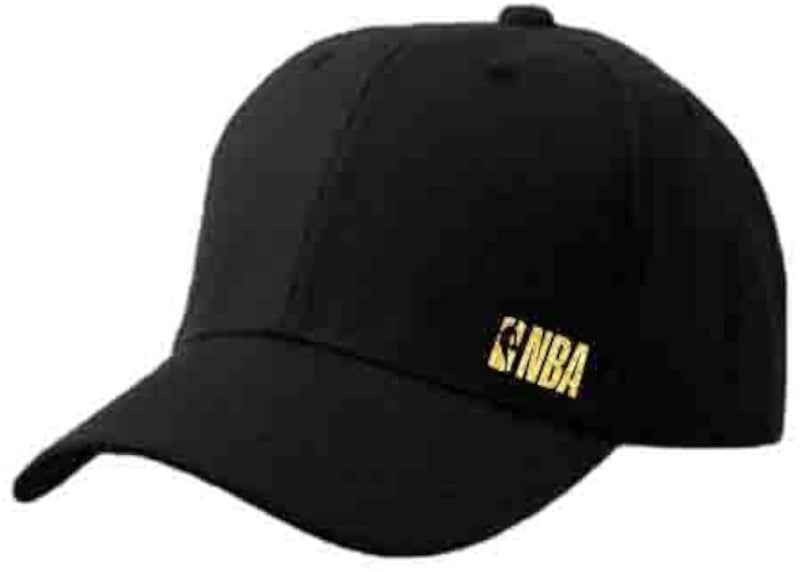 Cap Black, Golden Logo