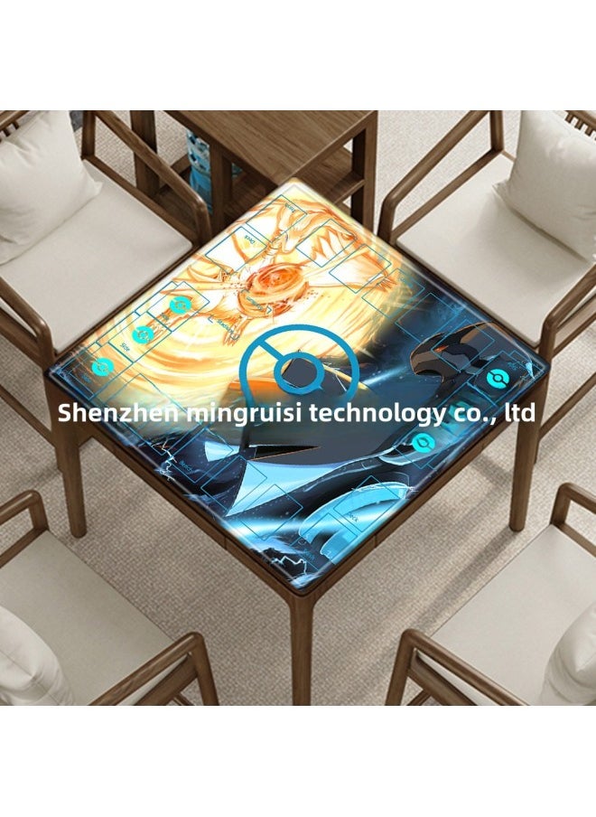 Pokemon Double Battle Ptcg Card Mute Table Mat Square Table Thickened Game Mat-Color:600*600*2 Good Performance Cloth-Pattern:MY703294