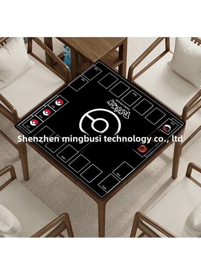 Pokemon Double Battle Ptcg Card Mute Table Mat Square Table Thickened Game Mat-Color:600*600*2 Good Performance Cloth-Pattern:MY703294