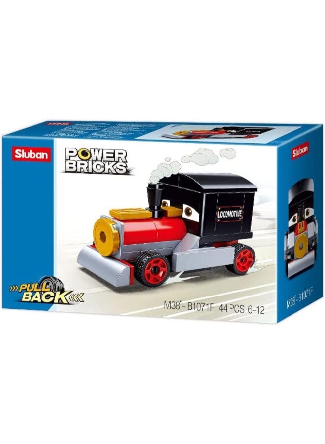 Sluban 44-Piece Pull Back Steam Train Multicolour 14 x 4.5 x 9.4 cm 139670 - Image 2