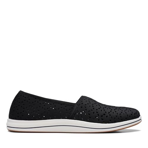 Clarks CloudSteppers Women's Breeze Emily Loafer, Black Synthetic, 6.5 Medium US - Image 2