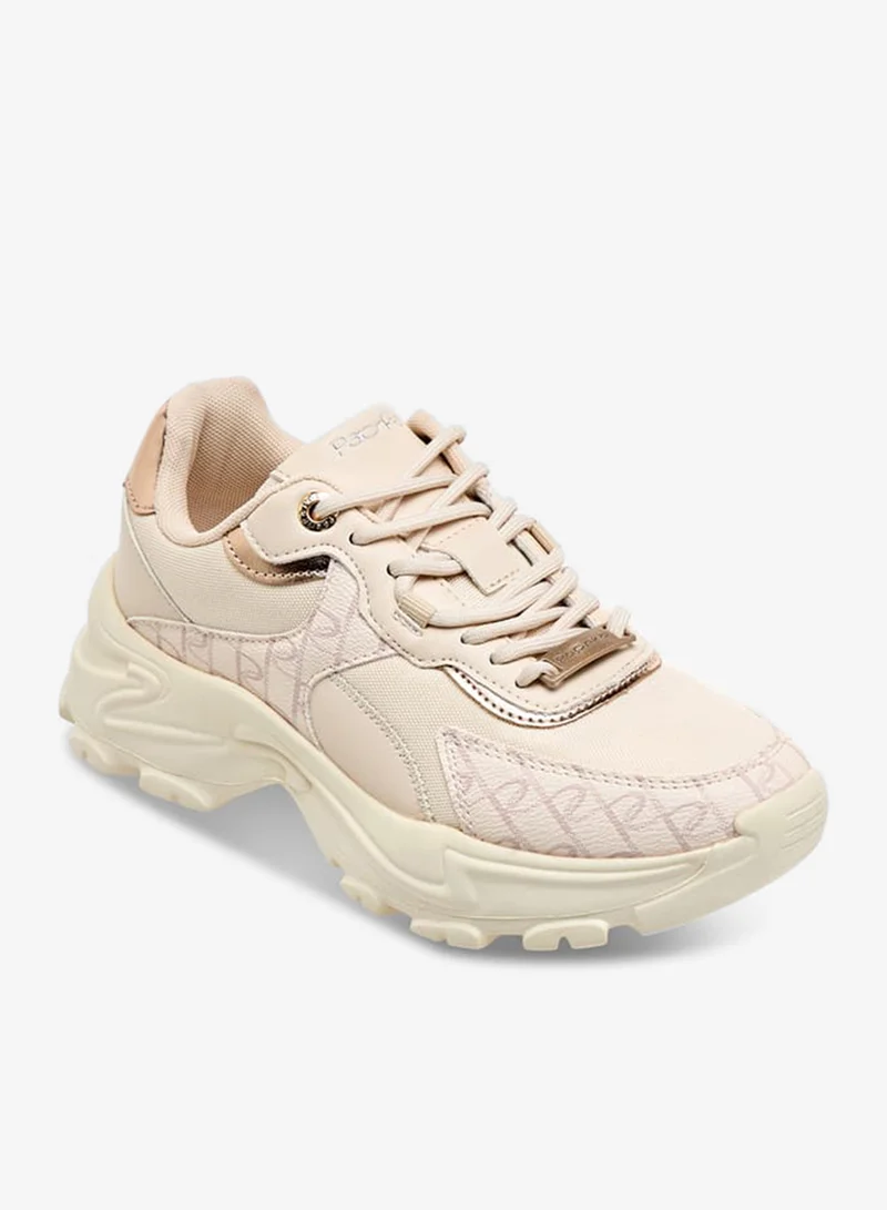 بابريكا سنيكرز نسائي برباط وتفاصيل متباينة