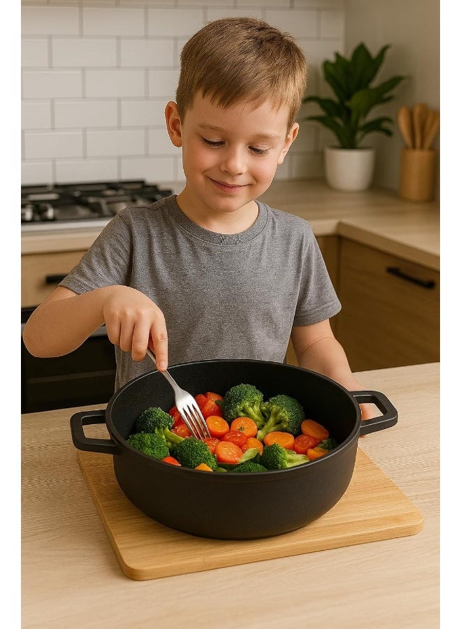 BS B&S PROF Series Saucepan – Induction Base – 28CM – Professional Grade Aluminum Body - Image 3