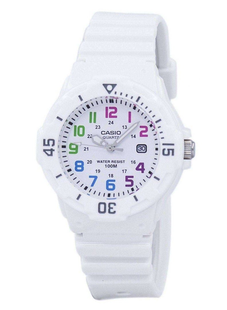 CASIO Women's Enticer Quartz Analog Watch LRW-200H-7BVDF - 34 mm - White - Image 1