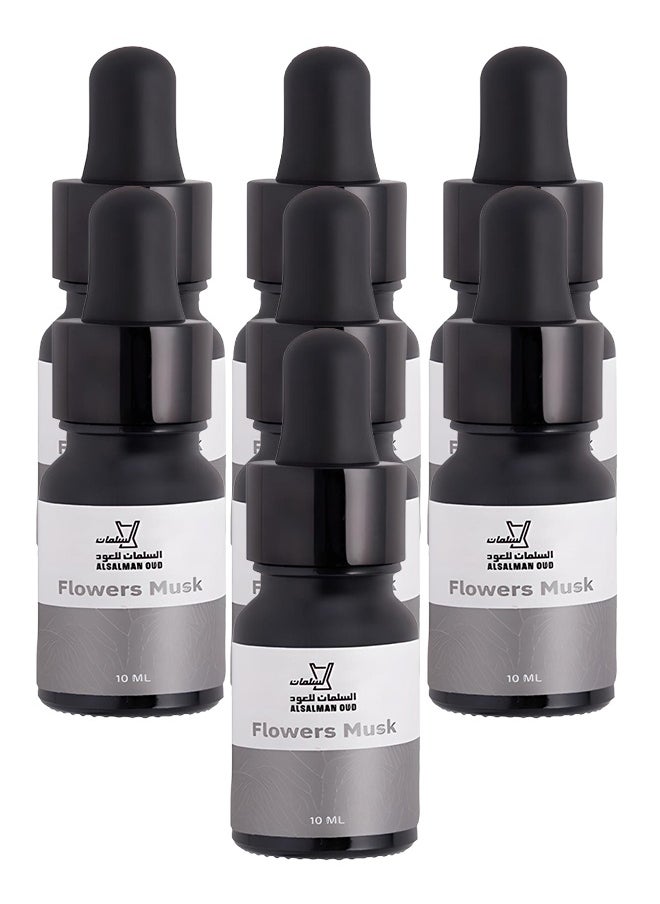 Alsalman Oud 7 Pieces Flowers Musk Perfume Oil 10ml  - Image 1